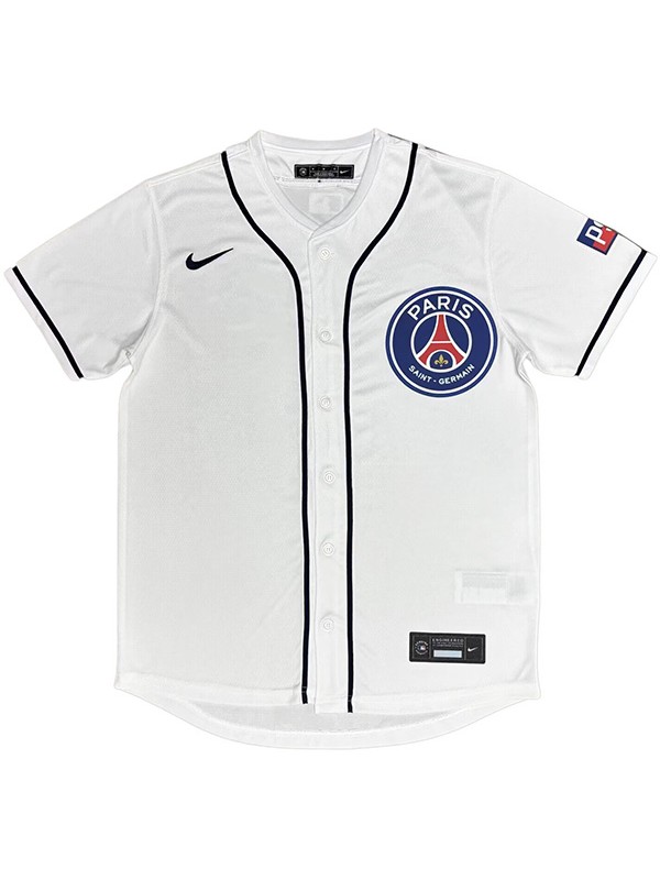 Paris saint-germain maillot de baseball PSG blanc pour adulte maillot de football pour homme 2025-2026